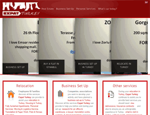 Tablet Screenshot of expat-turkey.com